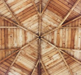 abstract background, wooden ceiling