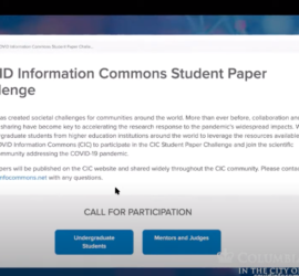 CIC Student Paper challenge screen shot