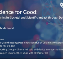 Screenshot of Data Science for Good