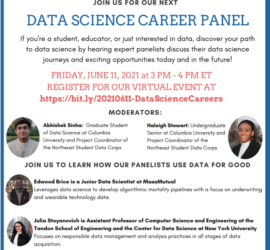 June 2021 Data Science Career Panel Flyer