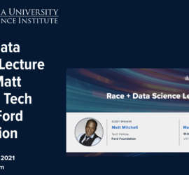 Poster for Race + Data Science Lecture Series