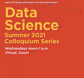 Poster for Data Science Summer 2021 Colloquium