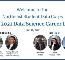 Poster for the June data science career panel