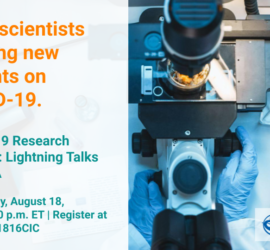 Poster for the August CIC Webinar