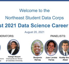 Poster for August 2021 Data Science Career Panel