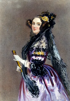 Image of an art showing Ada Lovence