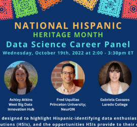 Poster for the October 2022 Data Science Career Panel