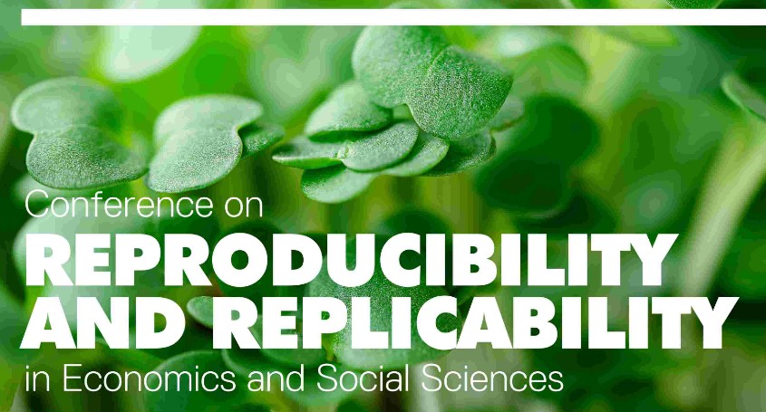 Graphic for the Conference on Reproducibility and Replicability in Economics and Social Sciences