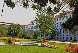A photo of a courtyard surrounded by academic buildings at Hindusthan College of Arts and Science