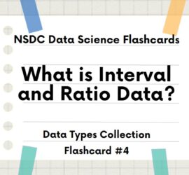 Flashcard Intro Slide: What is Interval and Ratio Data?