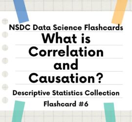 Flashcard Intro Slide: What is Correlation and Causation?
