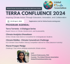 Graphic for Terra Conference 2024 Inspiring Climate Action Through Education, Innovation, and Collaboration on 22-29 April 2024