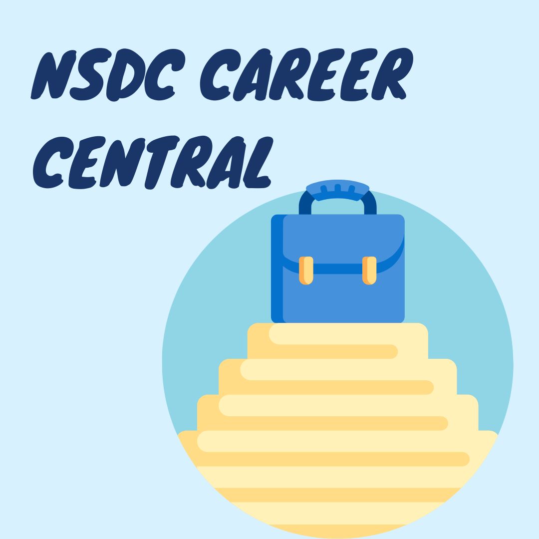 Graphic with the words 'NSDC Career Central'